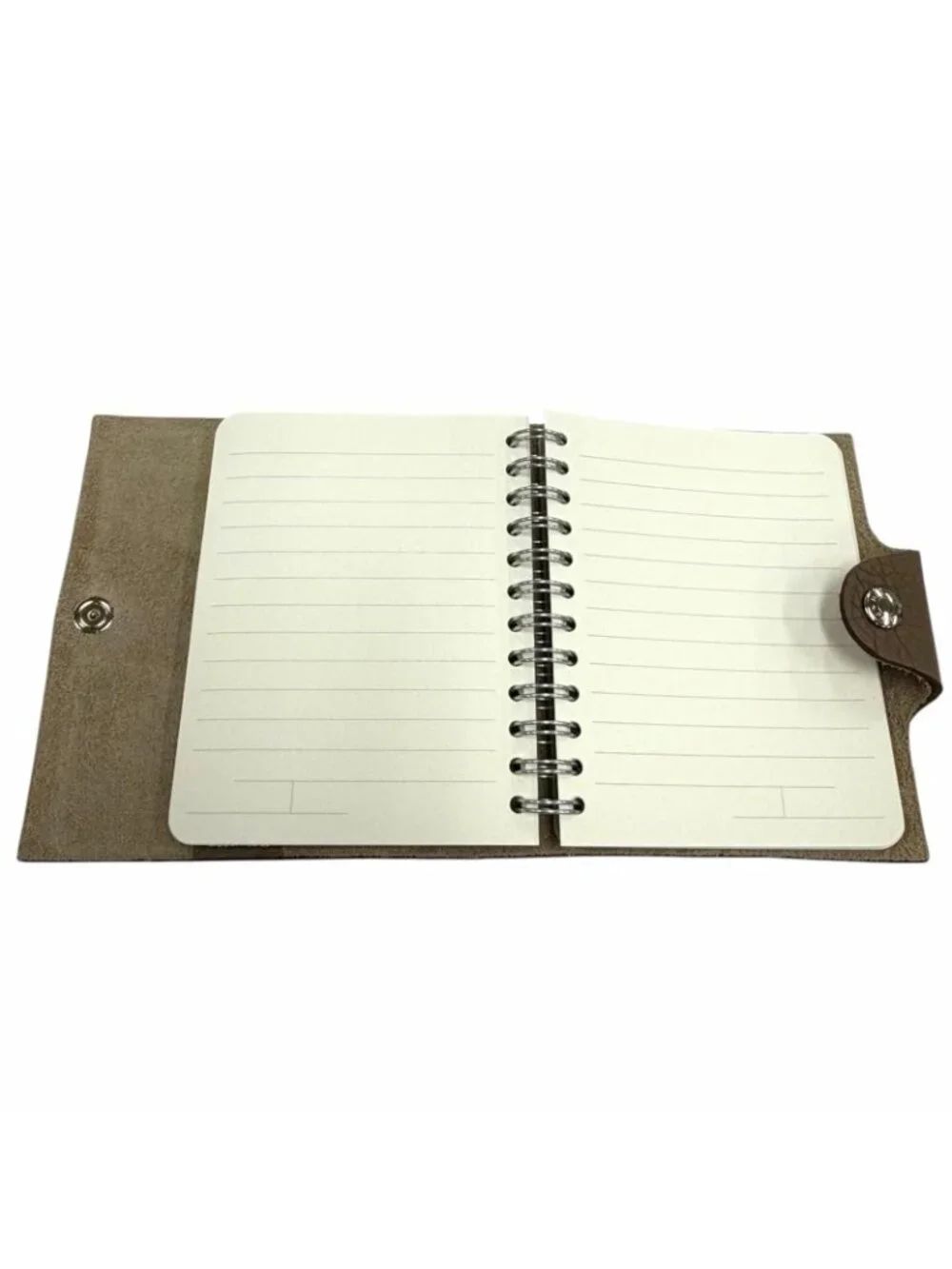 Hermes Ulysse Mini Notebook Cover Togo Etoupe Silver Sellier Agenda